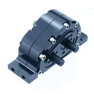 Rc Upgrade Spare Parts for Tamiya Sania for Volvo for Benz Arocs for Man Tgx Lesu 1/14 Metal Transfer Case Gearbox Upgrade RC Dump Truck Car Accessories