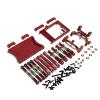 RC Models Spare Parts Compatible with MN D90 for MN98 for MN99S Metal for Chassis Link Rod Servo Mount Shock Absorber Beam Set 1/12 RC Car Upgrade Parts view 1