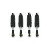 RC Shock Absorbers Compatible with WPL C14 C24 C34 C44 1/16 RC Car Upgrades Spare Part Accessories 4PCS Hydraulic Aluminum Shock Absorber view 1