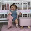 RXDOLL Realistic Reborn Baby Dolls Pippa 26 inch Large Size Reborn Toddler Dolls Girl Soft Body Weighted Baby Dolls that Look Real Lifelike Baby Girls Toy for Girls 3+ view 3