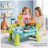Ginwrek Water Table for Toddlers 1-3 Water Table for Toddlers 1-3 & Kids Ages 4-8 Multifunctional Sensory with Electric Pump, Blue view 4