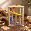 FytStycale Rotating Slide Track Toy Paint Wooden Car Track Toy High-Grade Lumber Car Slide view 3