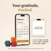 Gratitude Dice Set with Companion Journal App - 8 Wooden Dice, 60 Reflection Prompts & Playbook - 5 Minute Daily Mindfulness, Self Care & Conversation Starter Gift for Women, Men, Couples, Family view 3