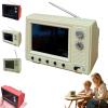 Rechargeable Mini Retro TV Player, Rechargeable Mini Retro TV Cartoon Player with 8GB Memory, Supports Headphones & USB Playback Perfect for Dollhouse Scenes & Collectible Decor (Beige) view 1