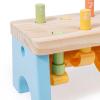 predolo Wooden Pounding Bench Toy Colorful Developmental Toy for 2 to 4 Years Old view 3