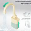 Simulation Faucet Toy Replacement Kitchen Toy Accessory Leak Design for Realistic Dishwashing Roleplay Pretend Play Faucet for view 4