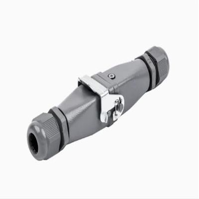 Metal Rectangular Heavy Duty Connector Kit Compatible with DHC-HA-003 / HQ-005 Series | 3/4/5/7/10 Pin 10A-16A Industrial Plug (5-Core Mating Version)