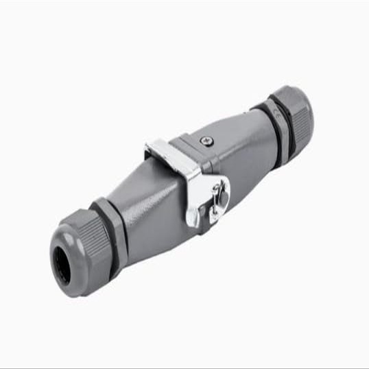 Metal Rectangular Heavy Duty Connector Kit Compatible with DHC-HA-003 / HQ-005 Series | 3/4/5/7/10 Pin 10A-16A Industrial Plug (5-Core Mating Version)