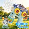 Monster Truck Bubble Gun for Kids, Automatic Bubble with LED Lights,Blue view 2