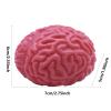 Brain Squeeze Balls, 2pc Bloody Scary Halloween Squeeze Toy, Tprs Soft Glue Slow Rebound Stress Balls, Realistic Fake Organ, Promotes Healthy Thinking, Brain Stress Ball, for Halloween Party view 2