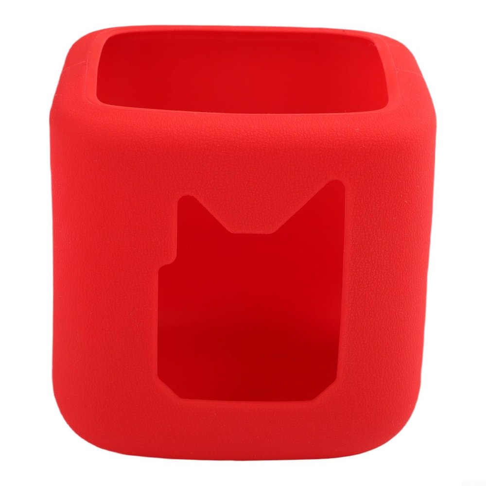 Soft Silicone Cover For Toniebox 2 Audio Player, Anti-Fall Shockproof Protection Case, Lightweight Skin With Precise Cutouts(Red)