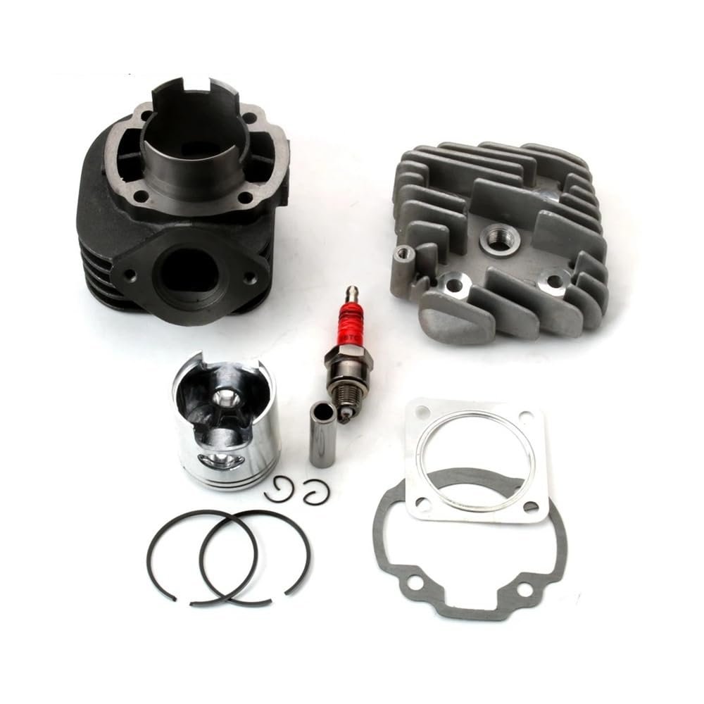 70cc Big Bore Cylinder Kit & Head For AF34 AF35 ZX50 47mm 2-Stroke Engine Parts