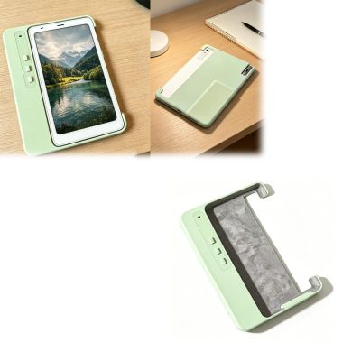 OPOJHFK Case Compatible with Boox Palma 2 Pro Magnetic Pen Slot & Ergonomic Grip Cover with Page-Turn Buttons, Velvet Lining