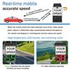 Traffic Speed Feedback Sign,Solar Powered Radar Detector, LED Your Speed Display with Red/Green Alert for School Zones & High-Traffic Areas(White,24 * 35in) view 4