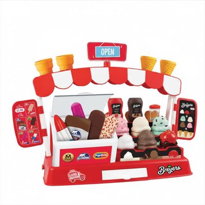 Casdon Official Ice Cream Parlor Playset | Pretend Ice Cream Shop Toy for Toddlers Aged 2+ | with Good Humor, Popsicle, Magnum, Klondike & Breyers