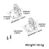 RC car Components Compatible with TRAXXAS 1/5 for X-Maxx 6S 8S for XRT 1/6 RC Car Upgrade Parts Accessories Metal Motor Mount for Seat 7760(Blue) view 2