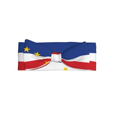 XBNVGR Flag of Cape Verde Print Baby Bow Headband Cute, Delicate & Sweet Angel Princess Hairband for Newborns & Infants