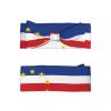 XBNVGR Flag of Cape Verde Print Baby Bow Headband Cute, Delicate & Sweet Angel Princess Hairband for Newborns & Infants view 2