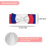 XBNVGR French flag Print Baby Bow Headband Cute, Delicate & Sweet Angel Princess Hairband for Newborns & Infants view 3
