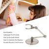Jelquix 10 Pack Action Figure Stands, Doll Display Holders Movable Doll Support Frame for 6 Inch with Plastic Adjustable Base, Ideal for Collectors (Transparent Black) view 4