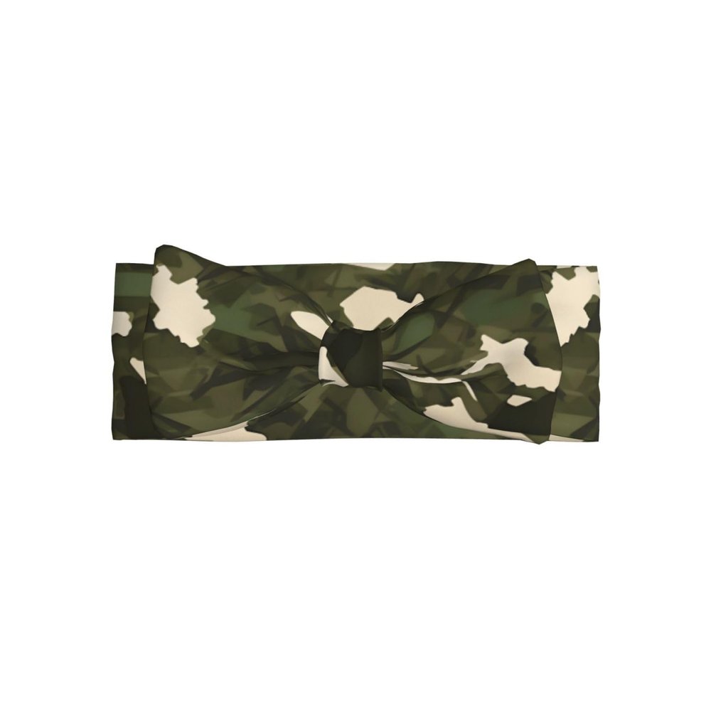 XBNVGR Army camouflage Print Baby Bow Headband Cute, Delicate & Sweet Angel Princess Hairband for Newborns & Infants
