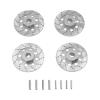 RC Car Toys Components for MJX 14301 14302 14303 14304 14209 14210 14211 1/14 16207 16208 16209 16210 H16V3 1/16 Wheel Hex Hub Adapter Brake Disc RC Car Parts(Silver) view 1