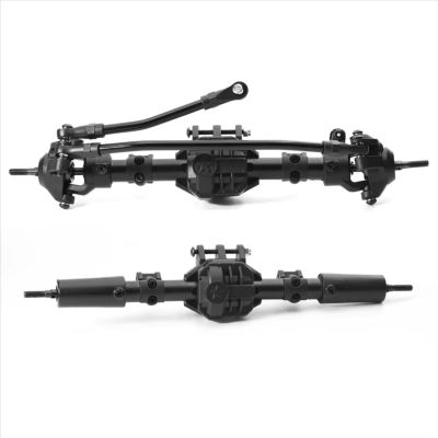 RC Axle Models for Axial for SCX10 II 90046 90047 1/10 2Pcs Front and Rear Differential Axle RC Crawler Car Upgrade Parts Accessories