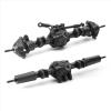 RC Axle Models for Axial for SCX10 II 90046 90047 1/10 2Pcs Front and Rear Differential Axle RC Crawler Car Upgrade Parts Accessories view 2