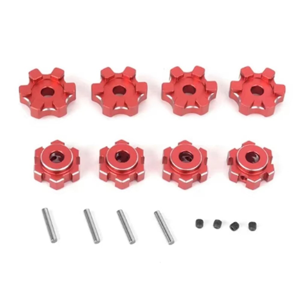 RC Models Spare Parts Compatible with TRAXXAS for Maxx 1/10 RC Car Upgrade Parts Metal 17Mm Hexagonal Adapter Gasket