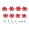 RC Models Spare Parts Compatible with TRAXXAS for Maxx 1/10 RC Car Upgrade Parts Metal 17Mm Hexagonal Adapter Gasket view 1