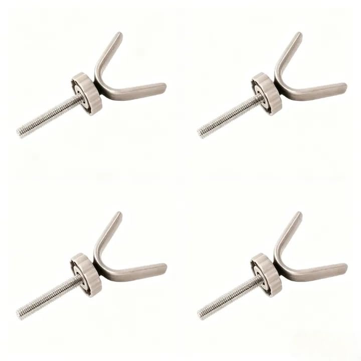Baby Safety Gate Rail Adapter Y-Type Shaft - M10 4-Pack, Compatible with Pressure-Type Baby & Pet Stair Gates, Extra-Long Wall-Mounting Screw Rods & Bolts Included