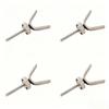 Baby Safety Gate Rail Adapter Y-Type Shaft - M10 4-Pack, Compatible with Pressure-Type Baby & Pet Stair Gates, Extra-Long Wall-Mounting Screw Rods & Bolts Included view 1