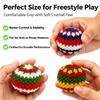 MaicuQ Footbag Hacky Bag Set3 Pack Weighted Handmade Knitted Balls view 4