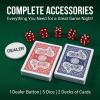 500 Pcs Poker Chip Set 40mm Casino Weight Iron Core Texas Holdem Blackjack view 2