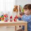 Ameble 5-Layer Wooden Russian Nesting Dolls Set with Vibrant Floral Art Matryoshka Dolls for Kids & Home Decor view 3