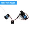 Daconovo RC Car Gyro Stabilizer Adjustable Gyro for Remote Control Cars RC Car Gyroscope Tuning 3 Axis Stabilization System with 4 Adjustable Knobs for 1/12 1/14 /16/18 Scale view 2