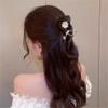 Daisy Flower Super Fairy Grab Clip Hair Female Back of Large Shark Plate Headdresses view 2
