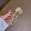 Daisy Flower Super Fairy Grab Clip Hair Female Back of Large Shark Plate Headdresses view 4