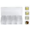 Transparent Coin Case Capsules Holder, 40pcs Coin Collection Box Coin Storage Case Covers view 1