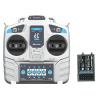 Microzone 6C-MINI 2.4GHz FHSS 6-Channel RC Transmitter with MC7RE-V2 Receiver, Mode 1/Mode 2 Radio Controller, PWM & SBUS Output, Built-in Antenna for RC Airplanes, Cars and Boats (Mode 2/Right Hand) view 1
