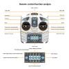 Microzone 6C-MINI 2.4GHz FHSS 6-Channel RC Transmitter with MC7RE-V2 Receiver, Mode 1/Mode 2 Radio Controller, PWM & SBUS Output, Built-in Antenna for RC Airplanes, Cars and Boats (Mode 2/Right Hand) view 4