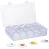 100 Pcs Coin Capsules for Collection, Acrylic Coin Holders with Adjustable Gaskets and Storage Box, Clear Silver Coin Display Cases for 0.66, 0.78, 0.98, 1.06, 1.18, 1.5, 1.81 in Coins view 1