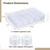 100 Pcs Coin Capsules for Collection, Acrylic Coin Holders with Adjustable Gaskets and Storage Box, Clear Silver Coin Display Cases for 0.66, 0.78, 0.98, 1.06, 1.18, 1.5, 1.81 in Coins view 2