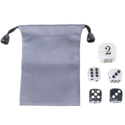 Acrylics Dices Set of Doubling Cube Dices Professional Backgammon Set with Pearls Finish for Board Game Entertainment Gaming