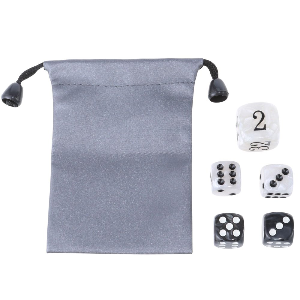 Acrylics Dices Set of Doubling Cube Dices Professional Backgammon Set with Pearls Finish for Board Game Entertainment Gaming