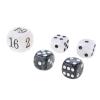 Acrylics Dices Set of Doubling Cube Dices Professional Backgammon Set with Pearls Finish for Board Game Entertainment Gaming view 3