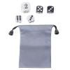 Acrylics Dices Set of Doubling Cube Dices Professional Backgammon Set with Pearls Finish for Board Game Entertainment Gaming view 4