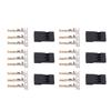 ariarly JR Connector Kit 11.010 Male Plug 100PCS Gold Plating Pin Kit with Brass and ABS for Electronic Equipment Model Aircraft DIY view 1