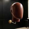 petsola Mannequin Head with Shoulders -Toned Hairpiece Display Bust PVC Bust Mannequin view 2