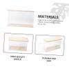 EXAOMBLE Acrylic 2-tier Doll Display Stand Organizer Dustproof Showcase Shelf for Collectible Figurines and Storage view 3